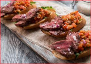 Vorspeise Fingerfood - Roastbeef